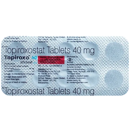 topiroxo 40mg tablet 10's
